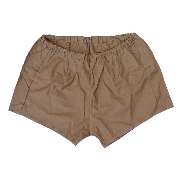 Khaki military shorts - Picture 1 of 3